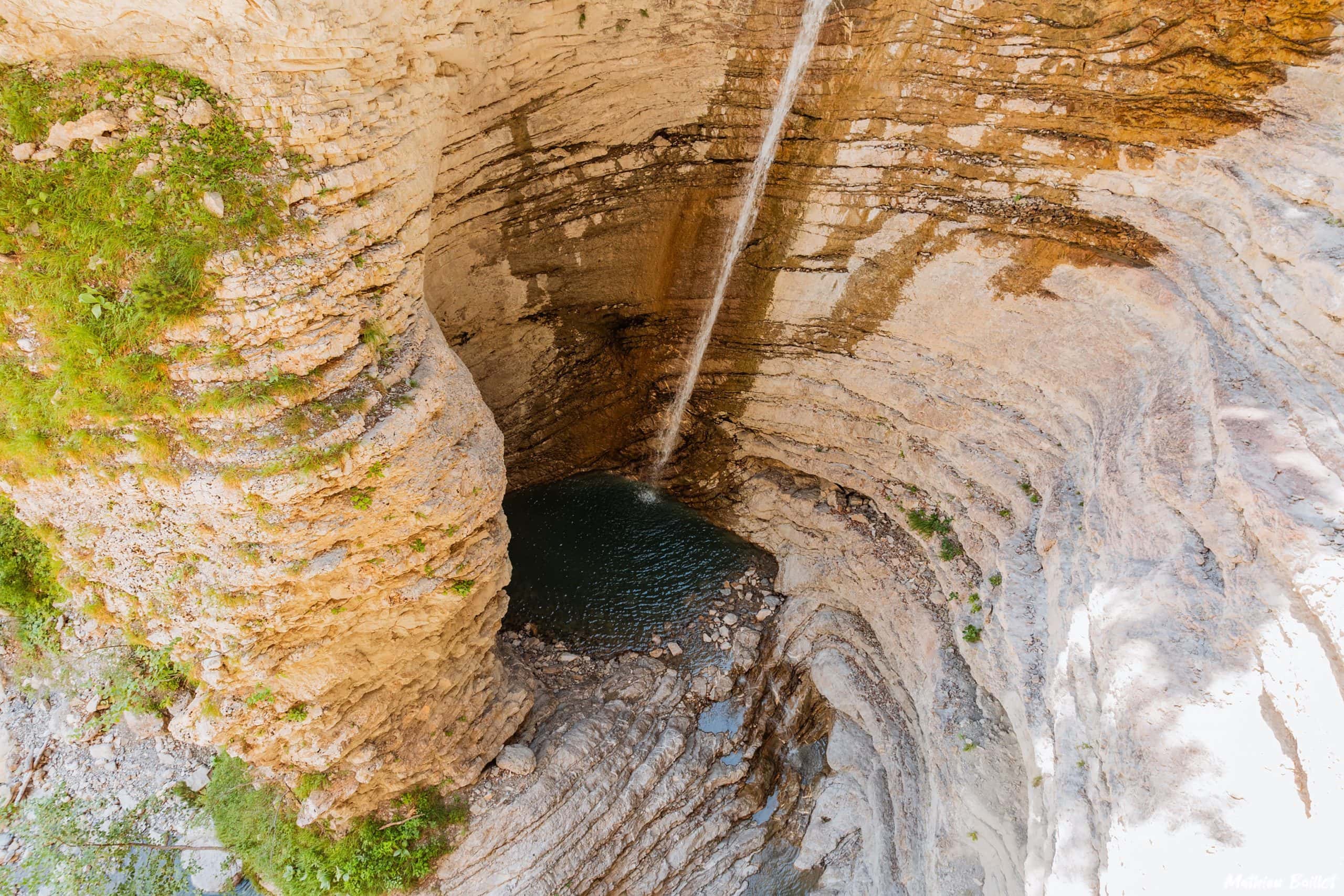Cascade du Leyvay et Rochers de la Baume, 1663m (Dévoluy)